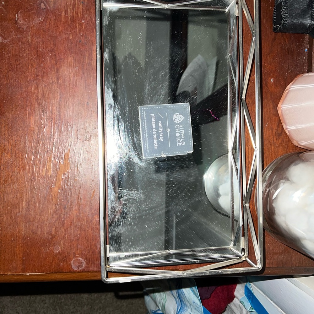 Rectangular vanity mirror
